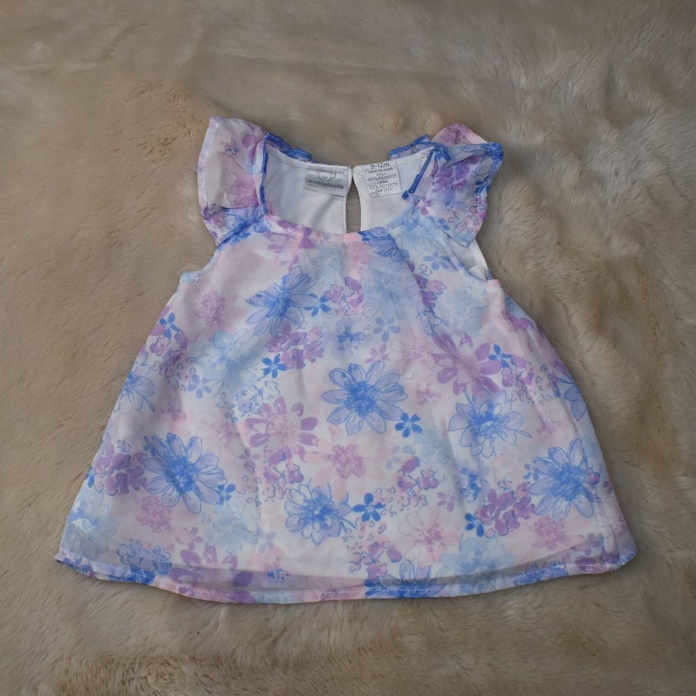 Koala Kids Floral Sleeveless Blouse